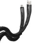 Кабель Hoco U78 "Cotton treasure elastic" Micro USB (1.2m) black