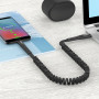 Кабель Hoco U78 "Cotton treasure elastic" Micro USB (1.2m) black