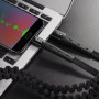 Кабель Hoco U78 "Cotton treasure elastic" Micro USB (1.2m) black