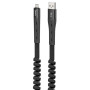 Кабель Hoco U78 "Cotton treasure elastic" Micro USB (1.2m) black