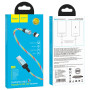 Кабель Hoco U90 "Ingenious streamer" Micro USB (1m) blue