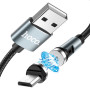 Кабель Hoco U94 "Universal magnetic" Micro USB (1.2 m) black