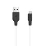 Кабель Hoco X21 Silicone Micro USB Cable (1m) black/white