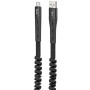 Кабель Hoco U78 "Cotton treasure elastic" Type-C black