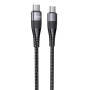 Кабель Hoco U99 "Vortex" Type-C to Type-C 100W (2m) black