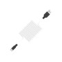 Кабель Hoco X21 Silicone Type-C Cable (1m) black/white