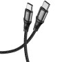 Кабель Hoco X50 "Excellent" Type-C to Type-C (1m) black