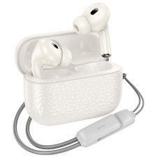 Беспроводные Bluetooth наушники Hoco EQ9 Plus Duke ANC milky white