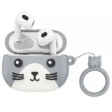 Беспроводные Bluetooth наушники Hoco EW46 Mysterious Cat gray
