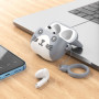 Беспроводные Bluetooth наушники Hoco EW46 Mysterious Cat gray