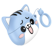 Беспроводные Bluetooth наушники Hoco EW48 Glacier Cat blue