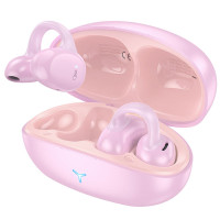 Бездротові Bluetooth навушники Hoco EW57 Auspicious clip-on Pink fluff