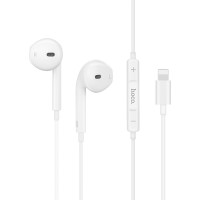 Дротові навушники HOCO L9 Lightning white