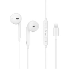 Дротові навушники HOCO L9 Lightning white