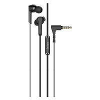 Дротові стерео навушники Hoco M72 with microphone black