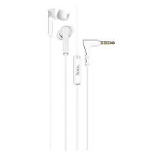 Дротові стерео навушники Hoco M72 with microphone white