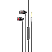 Дротові стерео навушники Hoco M90 black