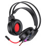 Проводные стерео наушники Hoco W105 Joyful black/red