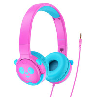 Дротові навушники HOCO W31 Childrens pink/blue