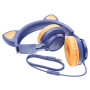 Проводные наушники Hoco W36 Cat ear midnight blue