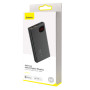 Портативное зарядное устройство Power Bank Baseus Adaman Metal Digital Display 10000 mAh 22.5W black