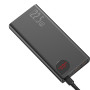Портативное зарядное устройство Power Bank Baseus Adaman Metal Digital Display 20000 mAh 22.5W black