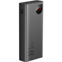 Портативное зарядное устройство Power Bank Baseus Adaman Metal Digital Display 30000 mAh 22.5W black