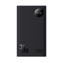 Портативное зарядное устройство Power Bank Baseus Adaman2 Metal Digital Display 20000 mAh 30W black