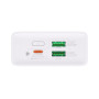 Портативний зарядний пристрій Power Bank Baseus Adaman2 Metal Digital Display 20000 mAh 30W white