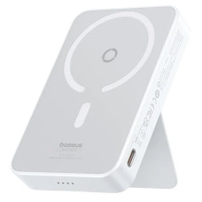 Портативний зарядний пристрій Power Bank Baseus MagPro Magnetic Bracket 20W 5000 mAh з MagSafe white