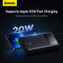 Портативное зарядное устройство Power Bank Baseus Star-Lord Digital Display 20000 mAh 22.5W black