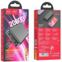 Портативное зарядное устройство Power Bank Hoco J100A 20000 mAh black
