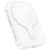 Портативное зарядное устройство Power Bank Hoco J117A Esteem PD20W 10000 mAh з MagSafe white