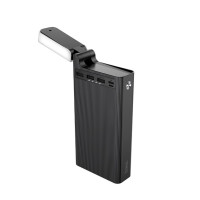 Портативное зарядное устройство Power Bank Hoco J62 30000 mAh black с фонариком