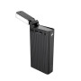 Портативное зарядное устройство Power Bank Hoco J62 30000 mAh black с фонариком
