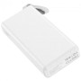 Портативное зарядное устройство Power Bank Hoco J73 30000 mAh white с фонариком