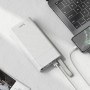 Портативное зарядное устройство Power Bank Hoco J73 30000 mAh white с фонариком