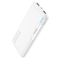 Портативний зарядний пристрій Power Bank Hoco J82 Easylink 10000 mAh white
