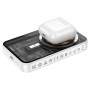 Портативное зарядное устройство Power Bank Hoco Q10 Transparent PD20W 5000 mAh з MagSafe black