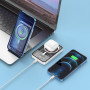 Портативное зарядное устройство Power Bank Hoco Q10 Transparent PD20W 5000 mAh з MagSafe black