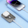 Портативное зарядное устройство Power Bank Hoco Q14 Ice Crystal PD20W 5000 mAh з MagSafe black