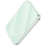 Портативное зарядное устройство Power Bank Hoco Q14 Ice Crystal PD20W 5000 mAh з MagSafe green