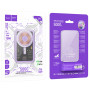 Портативное зарядное устройство Power Bank Hoco Q14 Ice Crystal PD20W 5000 mAh з MagSafe purple