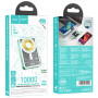 Портативное зарядное устройство Power Bank Hoco Q14A Ice Crystal PD20W 10000 mAh з MagSafe green