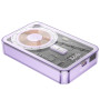 Портативний зарядний пристрій Power Bank Hoco Q14A Ice Crystal PD20W 10000 mAh з MagSafe purple