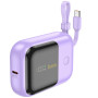 Портативное зарядное устройство Power Bank Hoco Q20 Fountain 22.5W+PD20W 10000 mAh purple