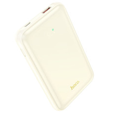 Портативное зарядное устройство Power Bank Hoco Q21 Great 22.5W+PD20W 10000 mAh milky white