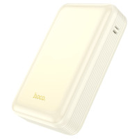 Портативное зарядное устройство Power Bank Hoco Q21A Great 22.5W+PD20W 20000 mAh milky white