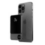 Портативное зарядное устройство Power Bank Delicate Q9 20W 10000 mAh с беспроводной зарядкой black graphite