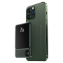 Портативное зарядное устройство Power Bank Delicate Q9 20W 10000 mAh с беспроводной зарядкой green